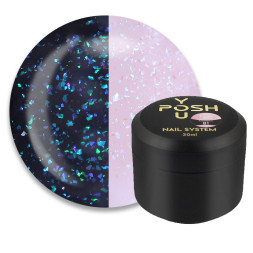 База камуфлирующая You POSH French Rubber Base Potal De Luxe 81. с поталью. 30 мл