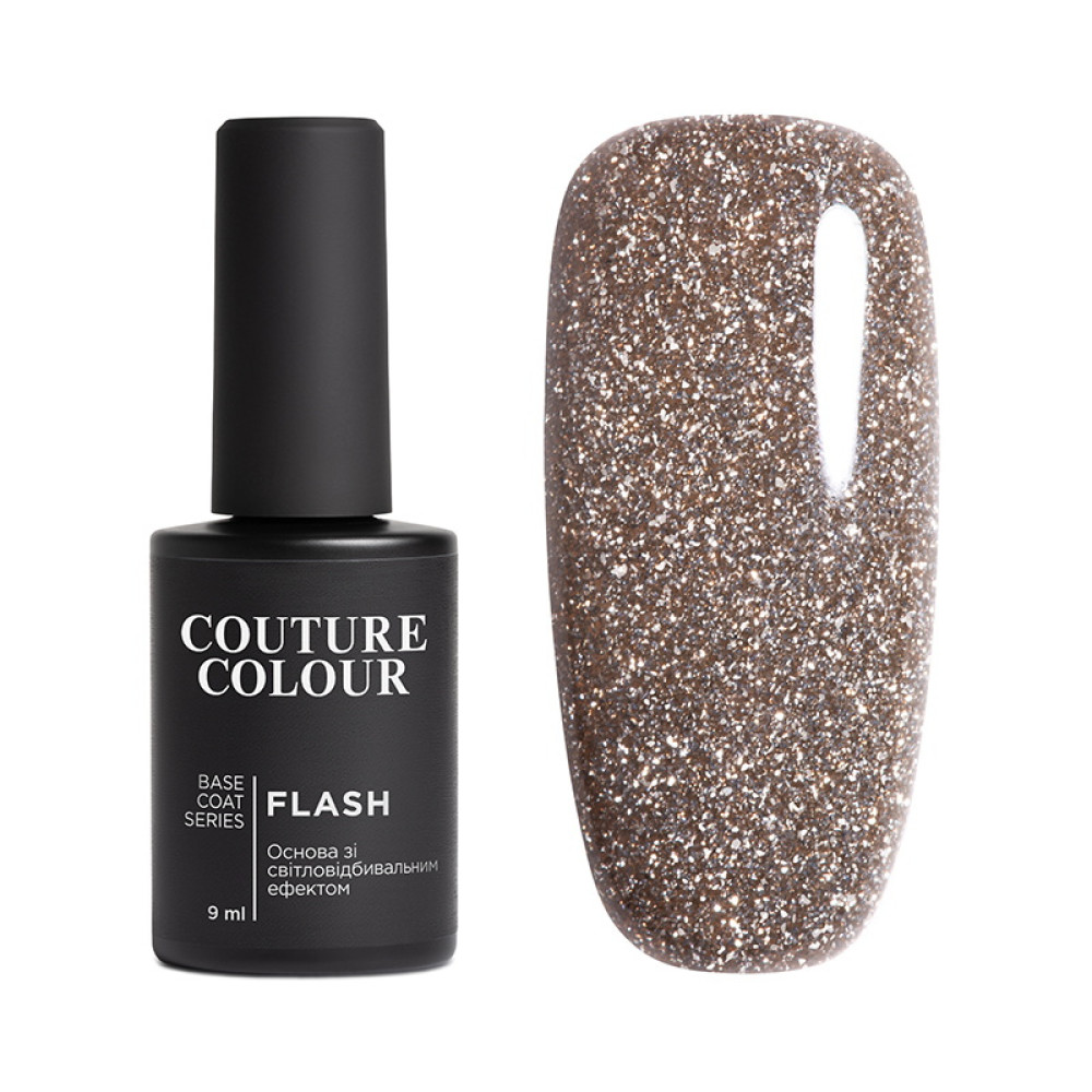 База цветная Couture Colour Flash Base 03, светоотражающая капучино, 9 мл