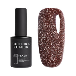 База кольорова Couture Colour Flash Base 05 шоколад. світловідбиваюча. 9 мл