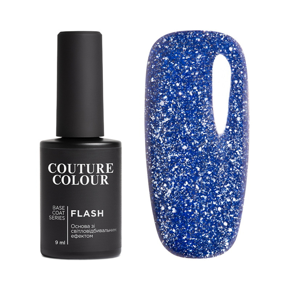 База кольорова Couture Colour Flash Base 08 синій. світловідбиваюча. 9 мл