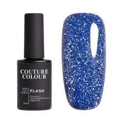 База кольорова Couture Colour Flash Base 08 синій. світловідбиваюча. 9 мл