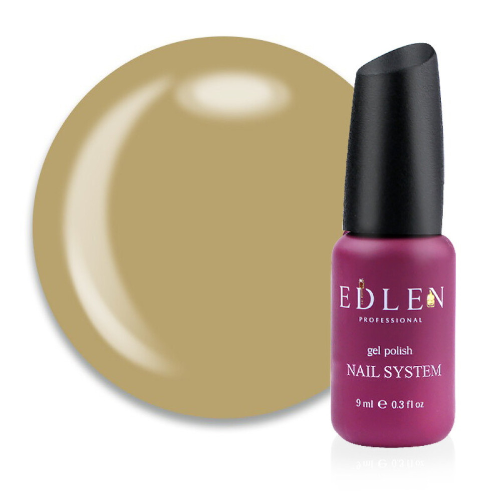 База цветная Edlen Professional Cover Rubber Base 45. светлый горчичный. 9 мл