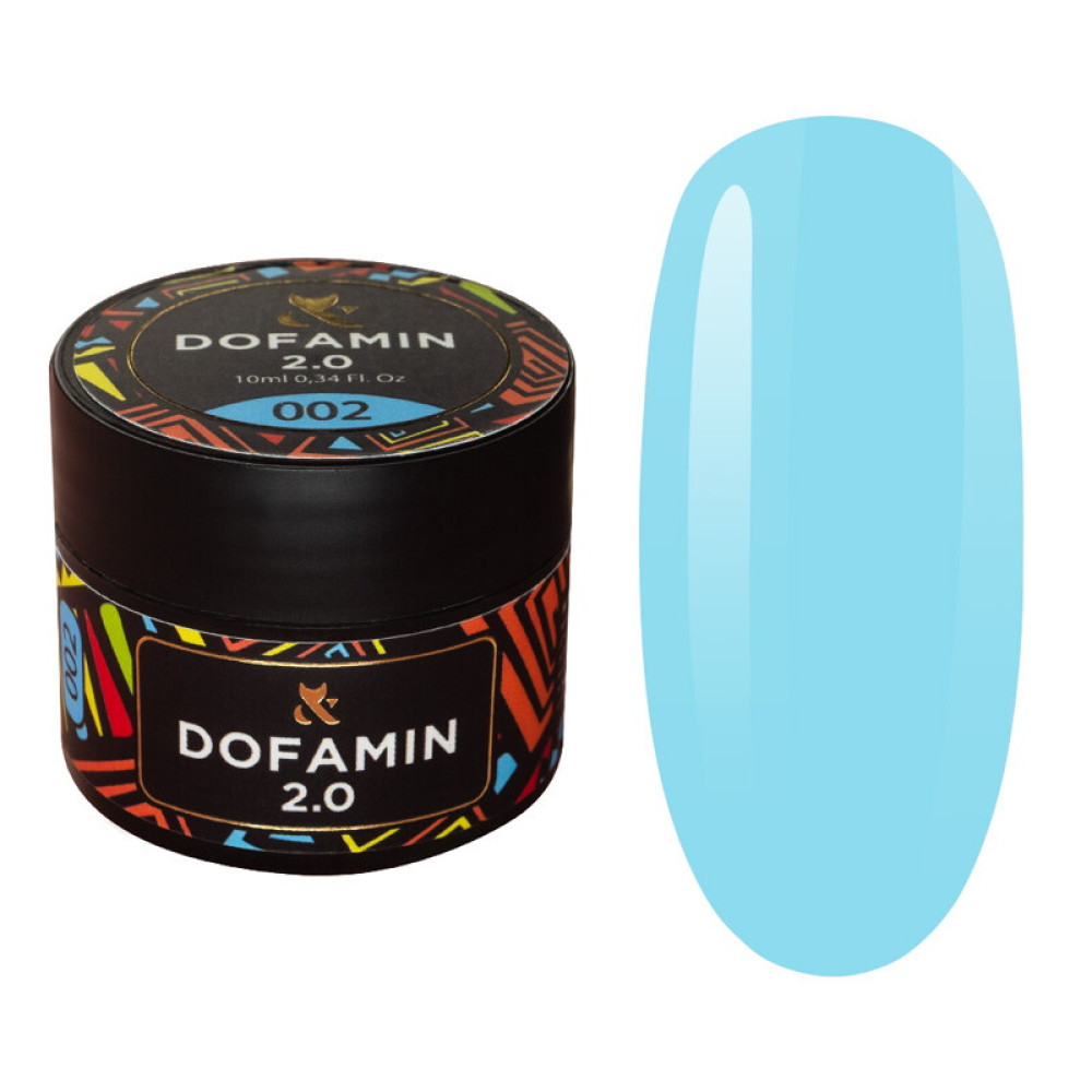База цветная F.O.X Base Dofamin 2.0  002. голубой. 10 мл