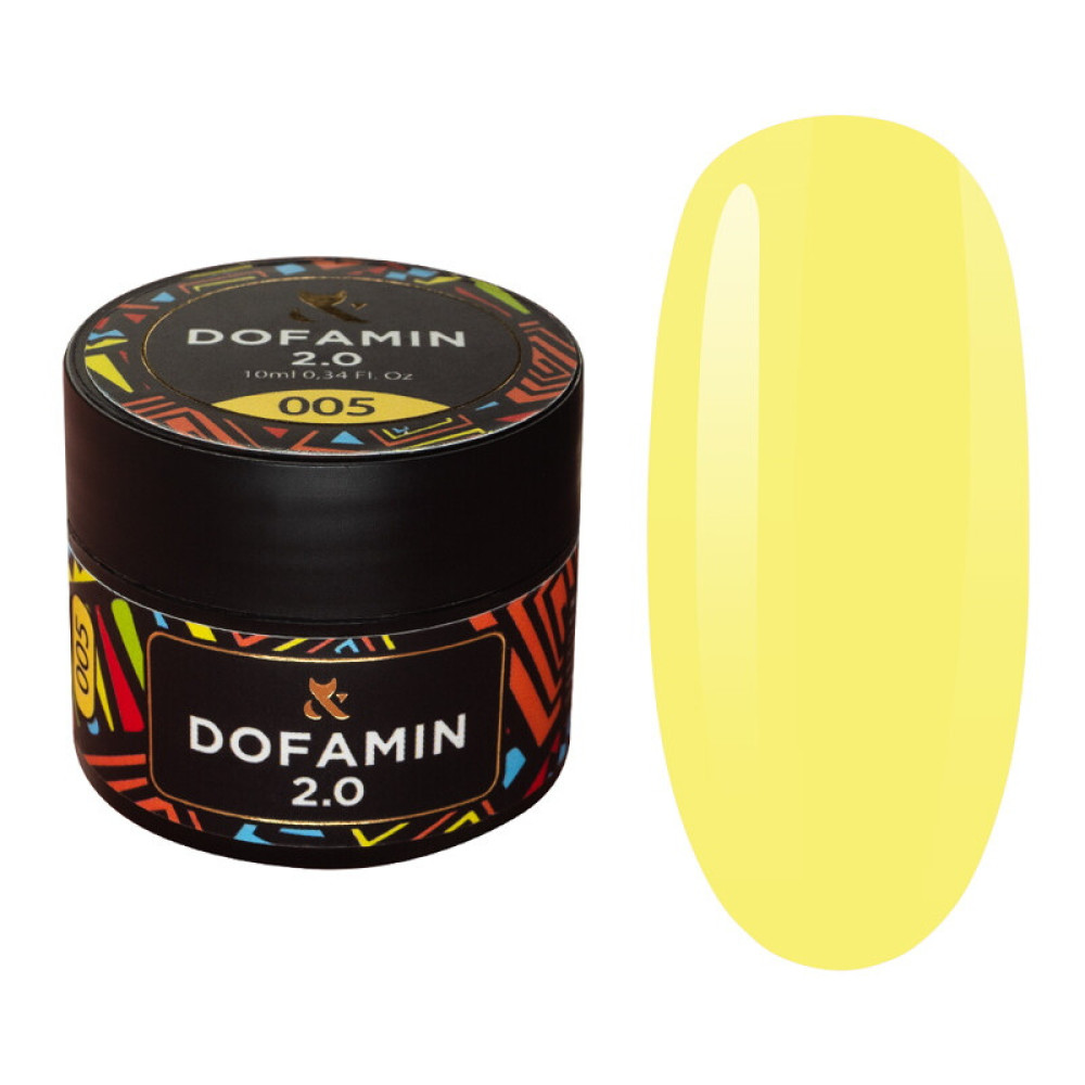 База кольорова F.O.X Base Dofamin 2.0  005. жовтий. 10 мл