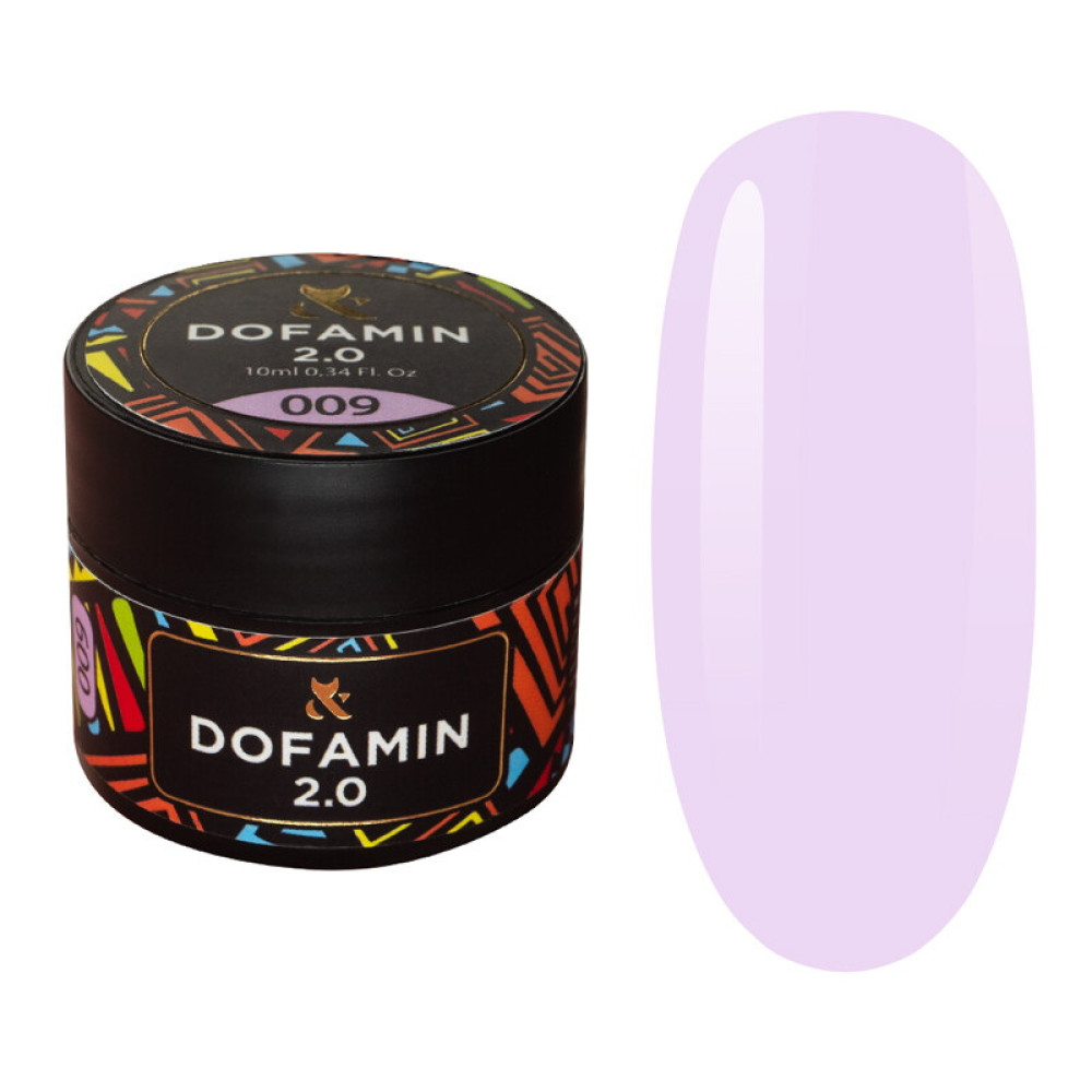 База кольорова F.O.X Base Dofamin 2.0  009. світло-ліловий. 10 мл