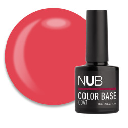 База кольорова каучукова NUB Color Base Coat 06 Berry малина. 8 мл