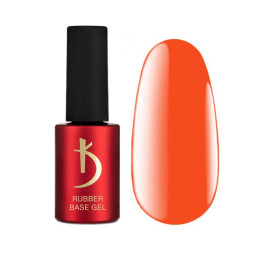 База кольорова Kodi Professional Color Rubber Base Gel Neon 01. соковитий вогняний танжерин. 7 мл