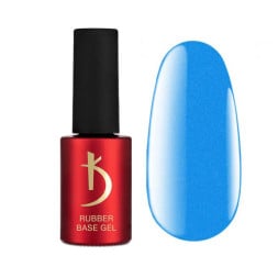 База кольорова Kodi Professional Color Rubber Base Gel Neon 07. насичений. мерехтливий неоново-блакитний. 7 мл