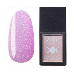 База кольорова Moon Full Amazing Color Base 3038. рожевий з шимером і блискітками. 12 мл