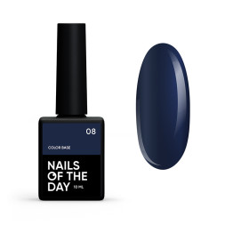 База кольорова Nails Of The Day Color Base 08. синій. 10 мл