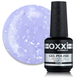 База кольорова Oxxi Professional Rafinad Base 004. фіолетовий з пластівцями поталі і блискітками. 15 мл
