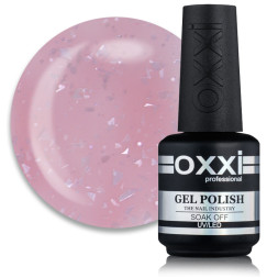 База цветная Oxxi Professional Rafinad Base 009. сухая роза с хлопьями потали и блестками. 15 мл