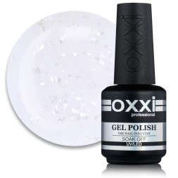 База цветная Oxxi Professional Rafinad Base 013. розовое молоко с хлопьями потали и блестками. 15 мл