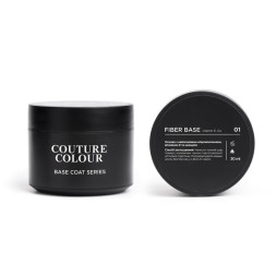 База для гель-лаку Couture Colour Fiber Base FB 01 Clear Milk. прозоро-молочний. 30 мл