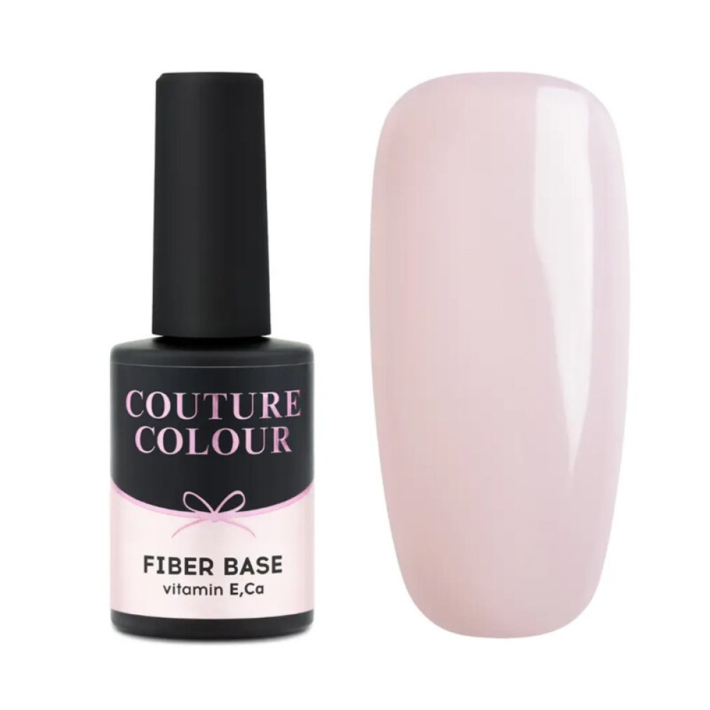 База для гель-лаку Couture Colour Fiber Base FB 03 Icy Pink. крижаний рожевий. 9 мл