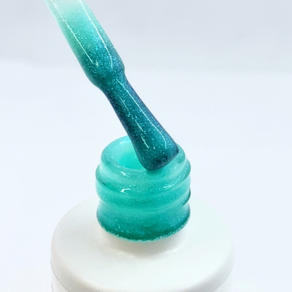 База-хамелеон цветная Adore Professional Aura Base 06 с микроблеском. мятно-зеленый. 8 мл