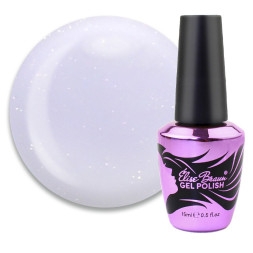 База камуфлююча для гель-лаку Elise Braun Cover Base Coat 14. молочно-бузковий. 15 мл
