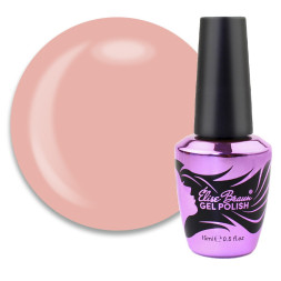 База камуфлююча для гель-лаку Elise Braun Cover Base Coat 23. рожевий нюд. 15 мл
