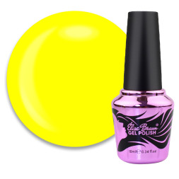 База камуфлююча для гель-лаку Elise Braun Cover Base Coat 51. яскравий жовтий. 10 мл