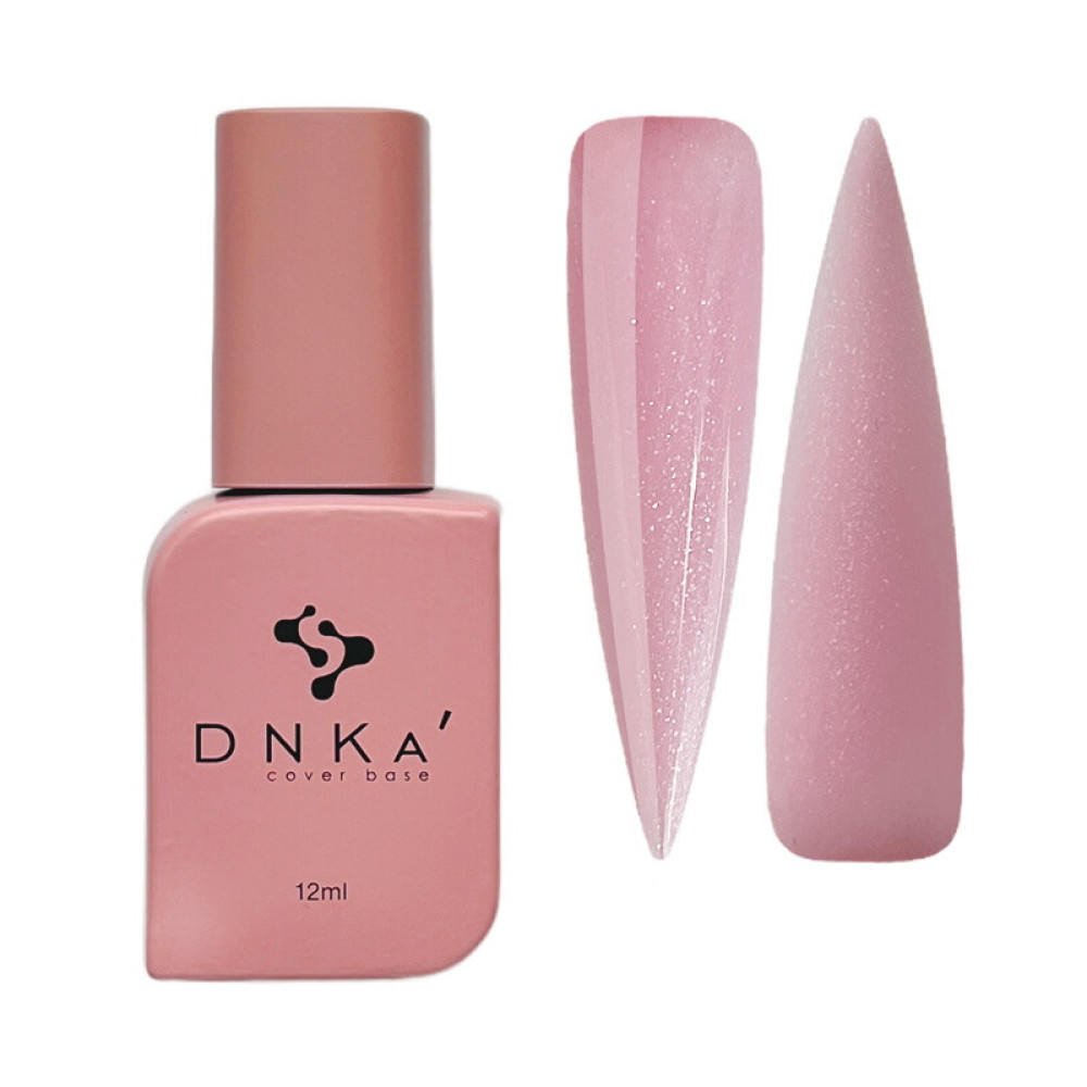 База камуфлююча DNKa Cover Base 0009 Nice рожевий із срібним шимером 12 мл