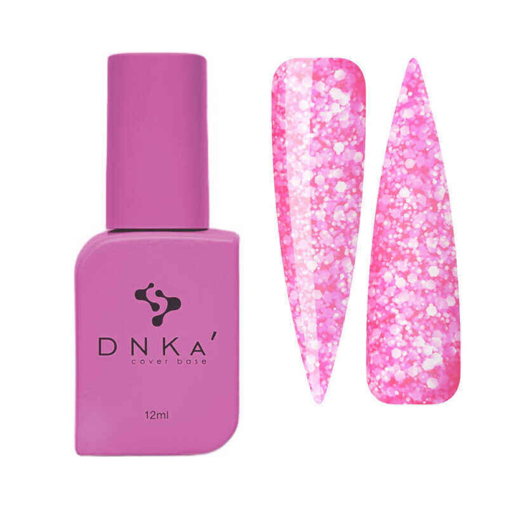 База камуфлююча DNKa Cover Base 0065 Kiss. яскраво-рожевий з багатокутниками різного розміру. 12 мл