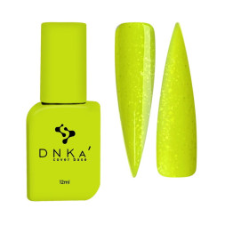 База камуфлююча DNKa Cover Base 0079 Joy. яскравий жовтий. з поталлю. 12 мл