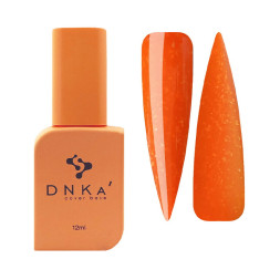 База камуфлююча DNKa Cover Base 0081 Citrus. яскравий помаранчевий з поталлю. 12 мл