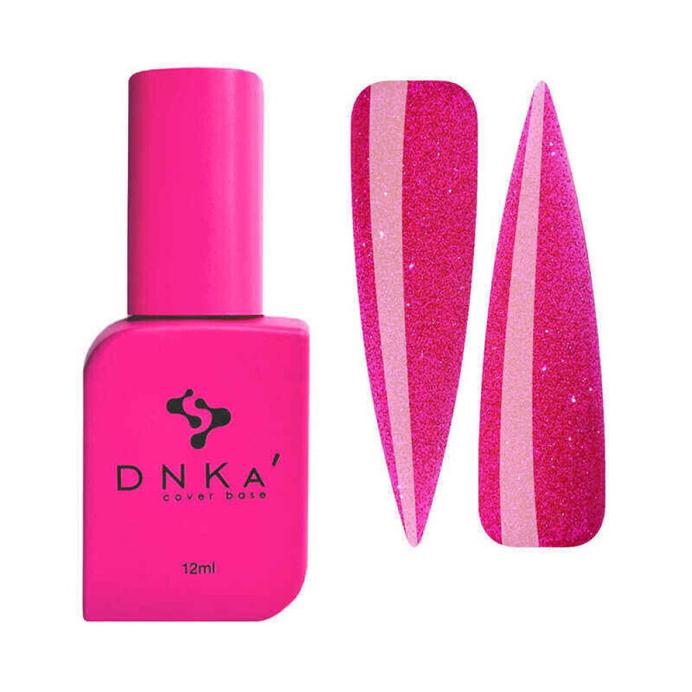 База камуфлирующая DNKa Cover Base 0085 Glam. розовый. светоотражающий. 12 мл
