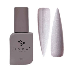 База камуфлююча DNKa Cover Base 0013 Amazing світловідбиваюча ніжно-сірий із срібним шимером 12 мл
