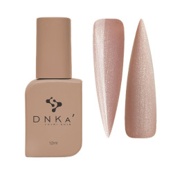 База камуфлююча DNKa Cover Base 0030 Luxurious коричнево-бежевий із срібним шимером 12 мл