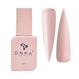 База камуфлирующая DNKa Cover Base 0040 Romantic, светлый нежно-розовый с серебряным шиммером, 12 мл