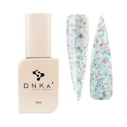 База камуфлююча DNKa Cover Base 0046 Stylish. мармуровий ніжний блакитно-сірий з чорними та білими частинками та частинками поталі
