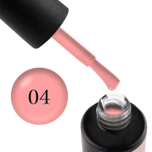 База камуфлююча каучукова для гель-лаку Naomi Rubber Comouflage Base Coat № 4, 6 мл, фото 1, 92 грн.