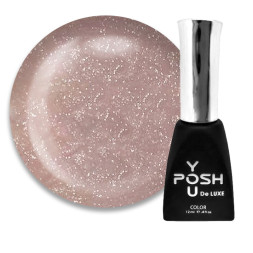 База камуфлирующая каучуковая для гель-лака You POSH French Rubber Base De Luxe 19 с шиммером. 12 мл