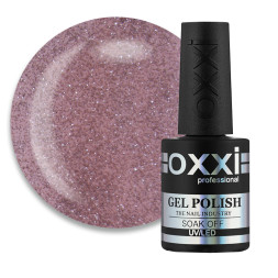 База камуфлирующая Oxxi Professional Lurex Base 009. брют роуз. светоотражающая. 10 мл
