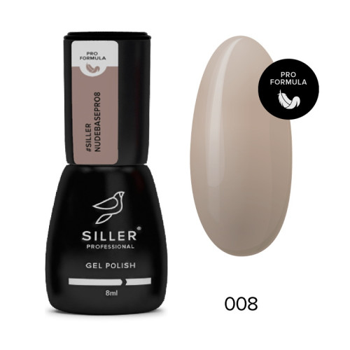 База камуфлирующая Siller Professional Nude Base Pro 008, серо-бежевый, 8 мл , фото 1, 140 грн.