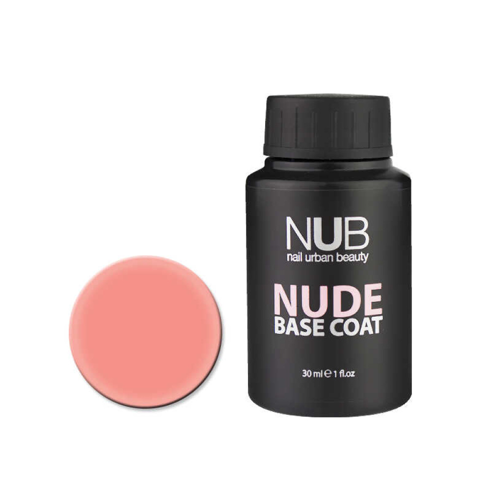База камуфлююча каучукова для гель-лаку NUB Nude Base Coat №01 30 мл