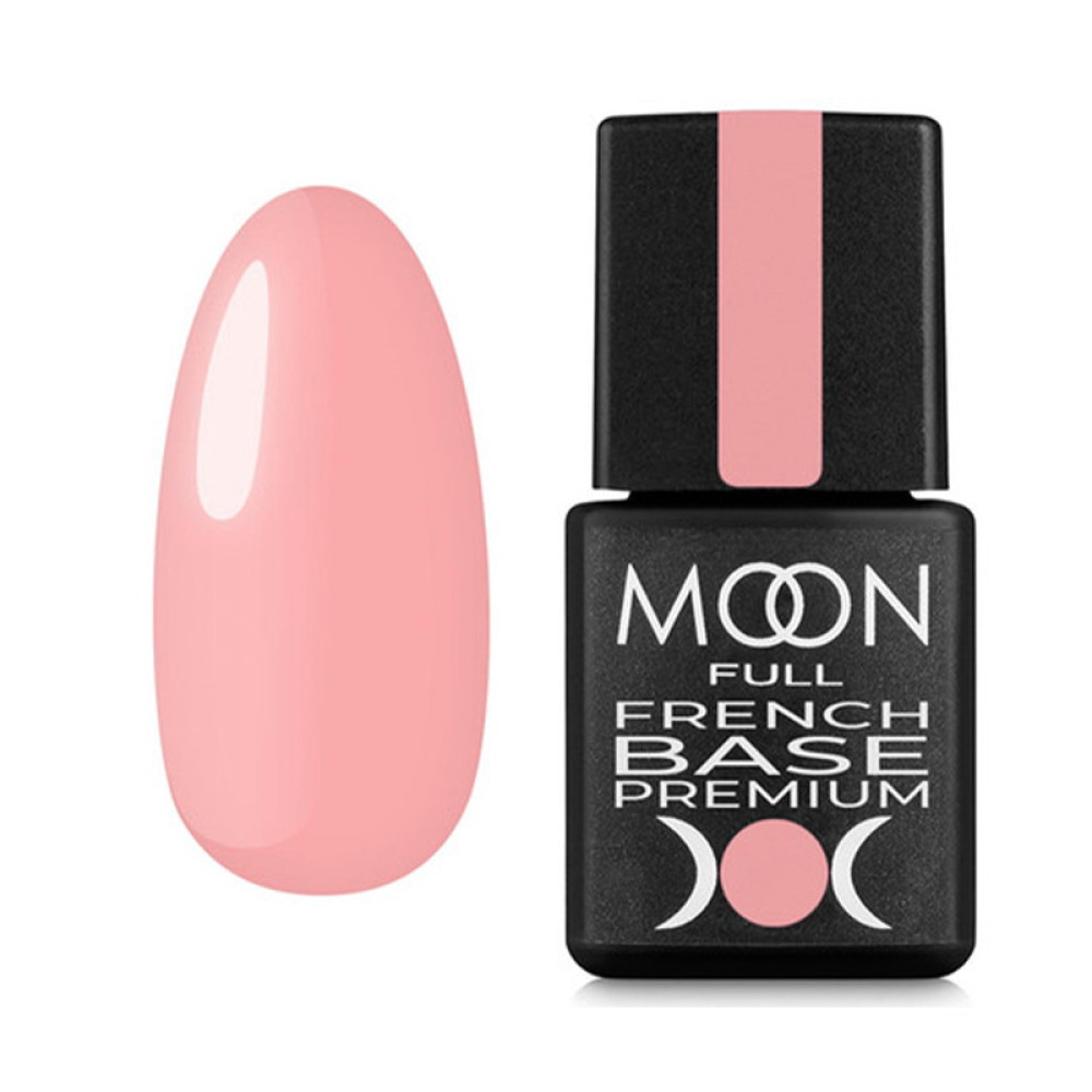 База Moon Full French Base Premium 029, розовый, 8 мл