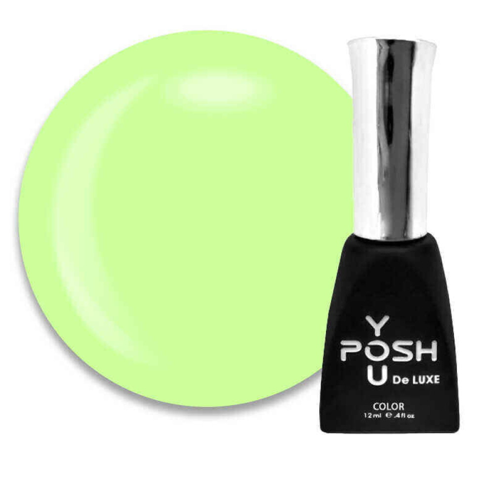 База неоновая You POSH French Rubber Base Neon De Luxe 38. яркий салатовый. 12 мл
