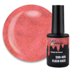 База светоотражающая Nails Molekula Flash Base Escape The Beach Побег с пляжа. 12 мл