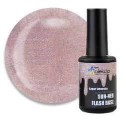 База светоотражающая Nails Molekula Flash Base Sugar Smoothie Сахарный смузи. 12 мл