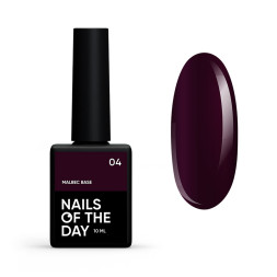 База вітражна Nails Of The Day Malbec Base 04. фіолетово-чорний. 10 мл