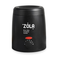 Воскоплав баночный ZOLA Brow Wax Complete System чаша 200 мл цвет черный