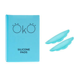 Бигуди силиконовые для ламинирования ресниц OKO Silicone Pads, размер M2, пара