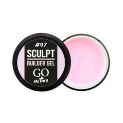 Білдер-гель GO Active Sculpt Builder Gel Bubble Gum 07. блідо-рожевий. 12 мл