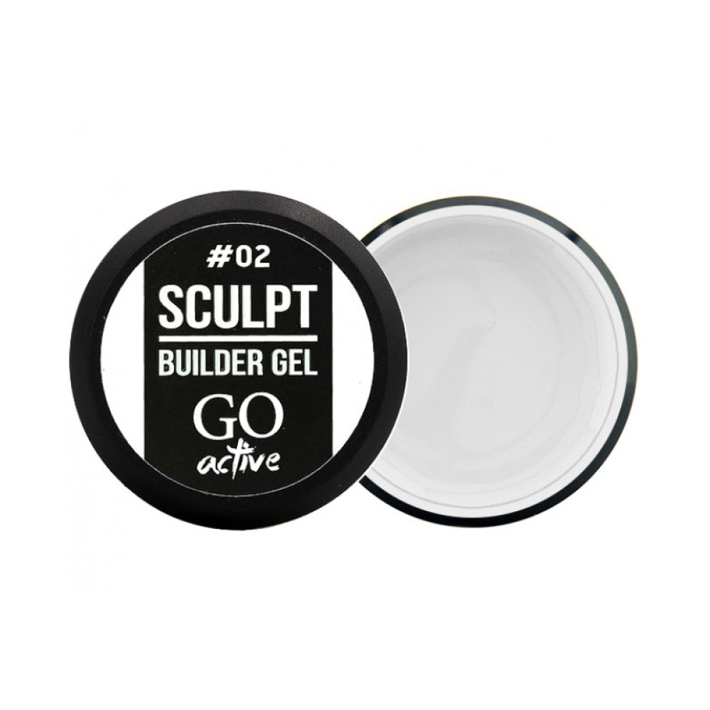 Билдер-гель GO Active Sculpt Builder Gel Milk 02. молочный. 12 мл