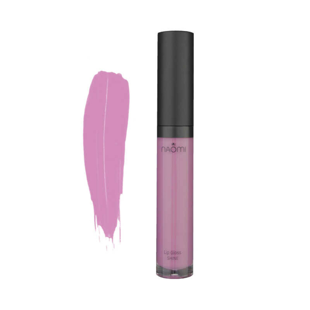Блиск для губ Naomi Lip Gloss Shine Pastel Pink. 6 мл