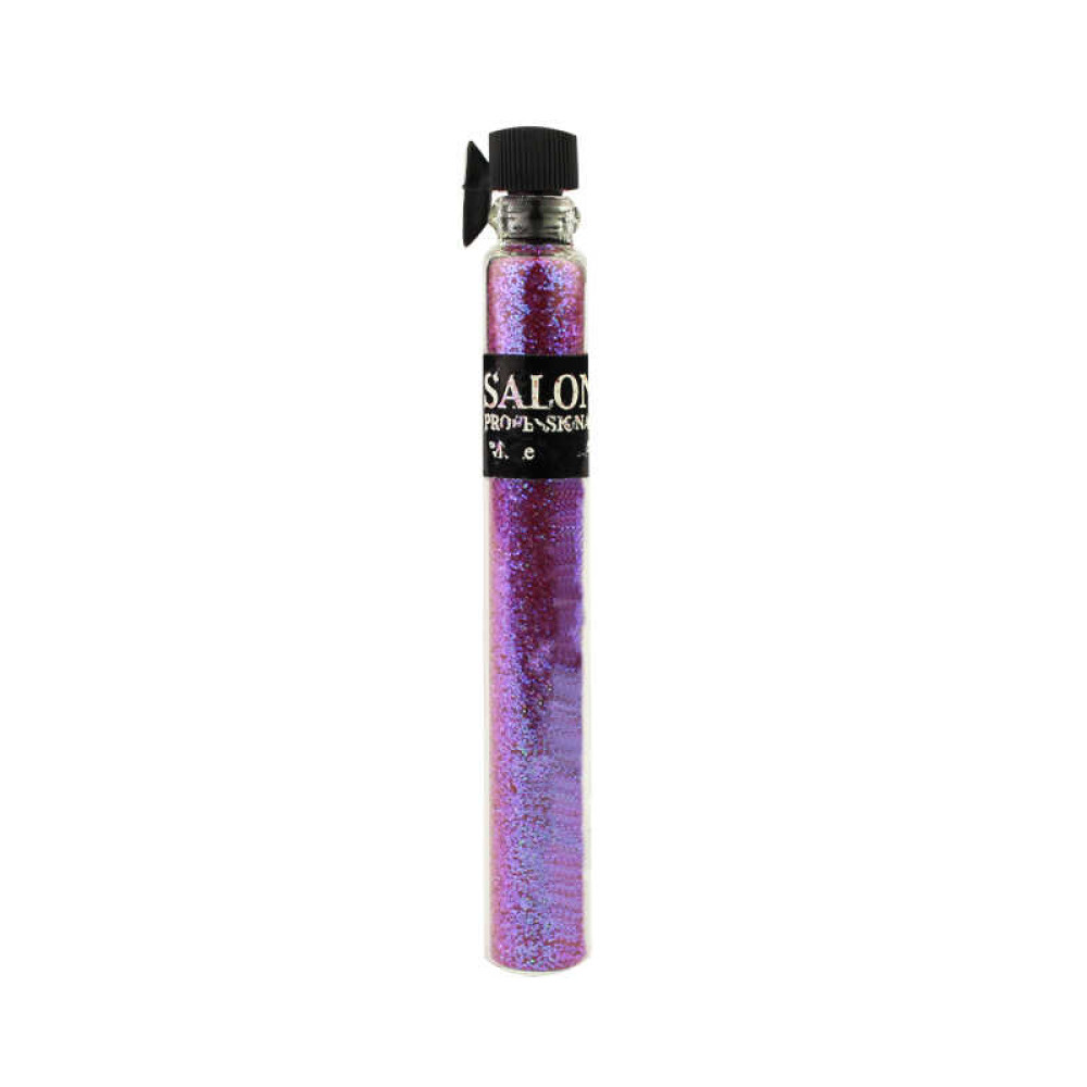 Блискітки Salon Professional, розмір 008 377, колір фіолетовий хамелеон, в пробірці