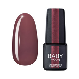 Гель-лак Baby Moon Burgundy 002 горький шоколад. 6 мл