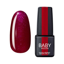 Гель-лак Baby Moon Burgundy 007 морозная вишня. 6 мл
